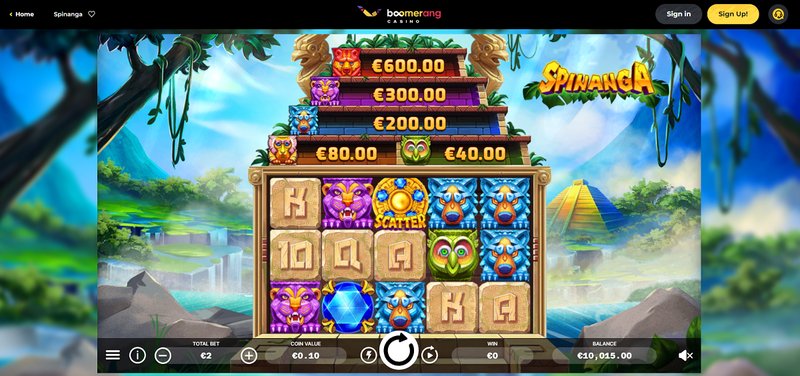 Slovenia - boomerang casino slots